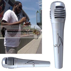 Amin Elhassan ESPN NBA Signed Microphone Proof COA